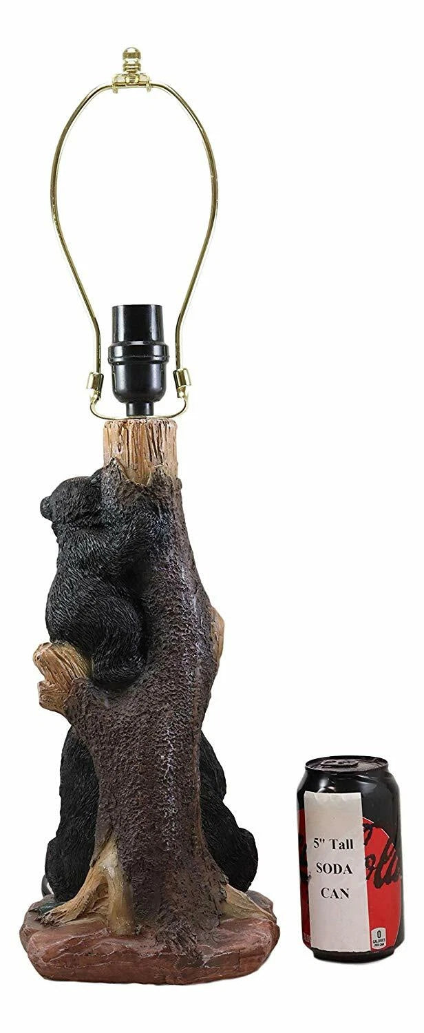 Story Time Fable Mother Bear Reading Book To Her Cub By Tree Table Lamp-5