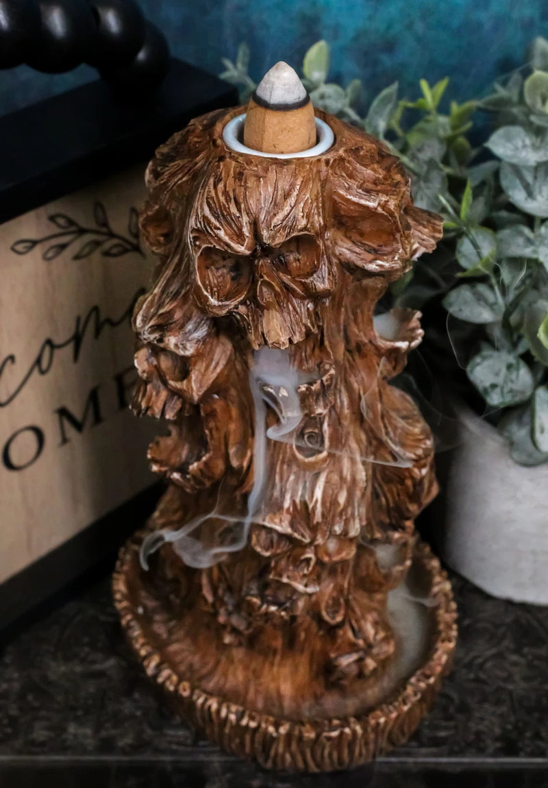 Morphing Screaming Underworld Skulls In Willow Tree Backflow Incense Cone Burner-1