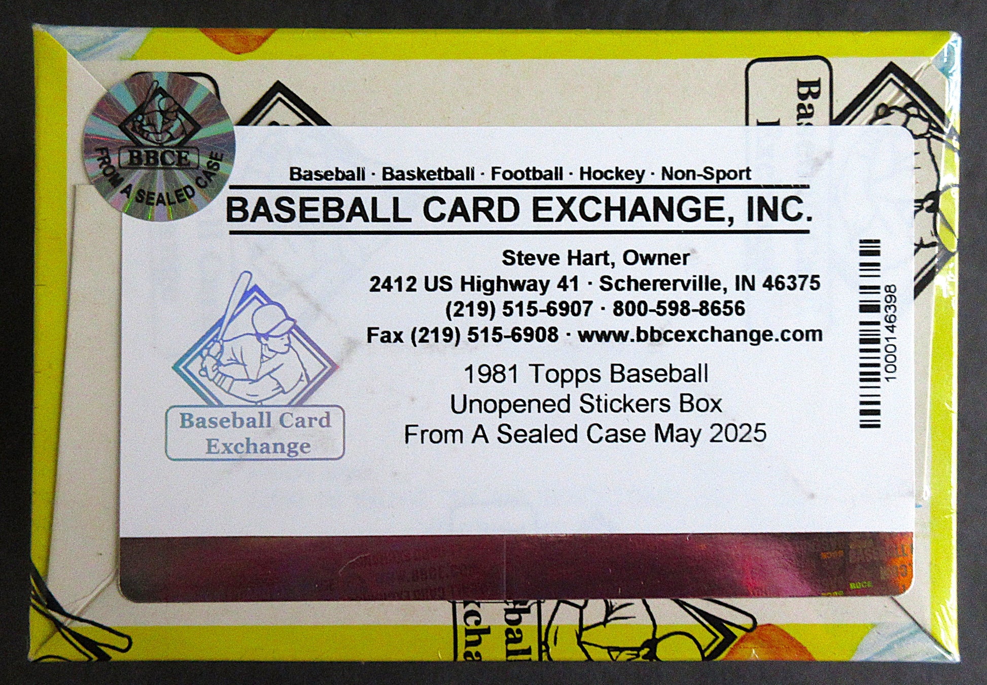 1981 Topps Baseball Unopened Album Stickers Box (FASC)-3