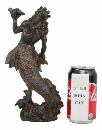 Greek Mythology God of The Seas And Tremors Merman Poseidon Statue Neptune Decor-2