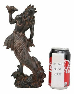 Greek Mythology God of The Seas And Tremors Merman Poseidon Statue Neptune Decor-2