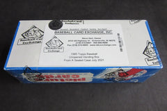1985 Topps Baseball Unopened Vending Box (FASC)-2