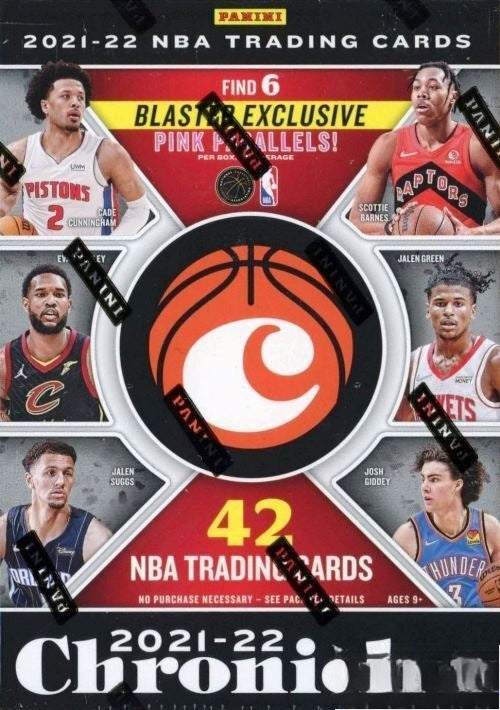 2021/22 Panini Chronicles Basketball EXCLUSIVE Sealed Blaster Box-PINK PARALLELS