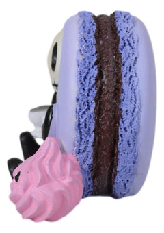 Furrybones Ronny The Lavender Purple Macaron With Coffee Cup Furry Bone Figurine-4