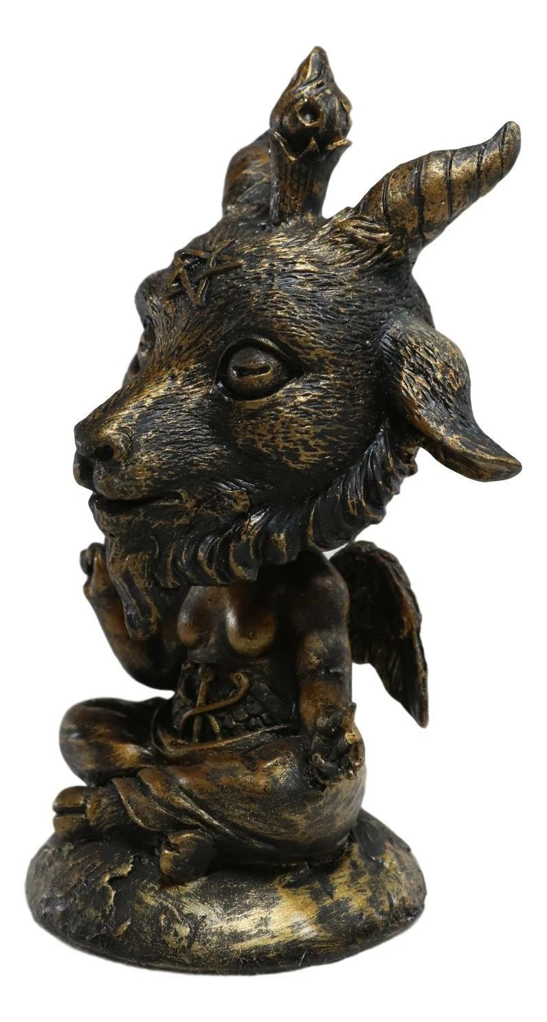 Sabbatic Goat Of Mendes Samael Lilith Baphomet Bobblehead Figurine