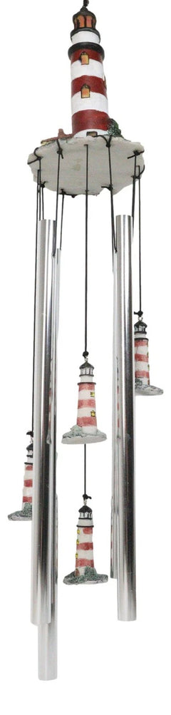 Assateague Islands Lighthouse Nautical Beacon Resonant Relaxing Wind Chime Patio-4