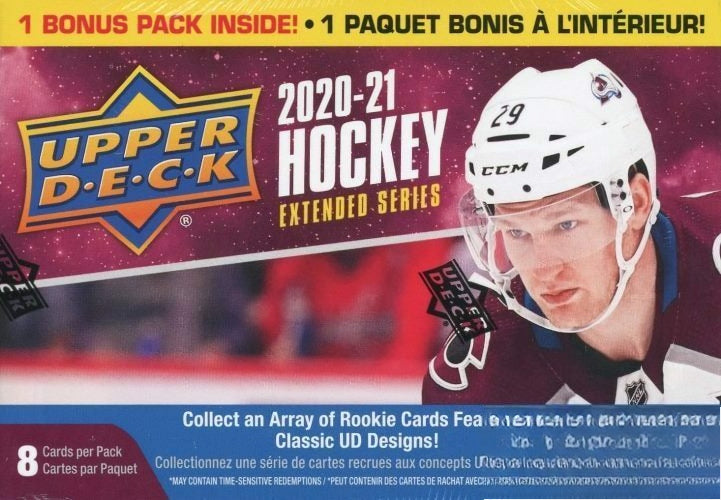 2020/21 Upper Deck EXTENDED Series Hockey EXCLUSIVE Factory Sealed Blaster Box!