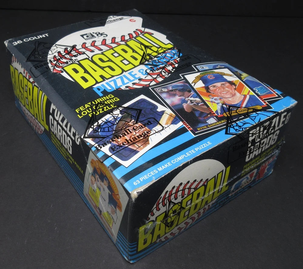 1985 Donruss Baseball Unopened Wax Box (BBCE)-1