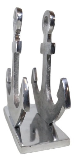 Aluminum Sailor Marine Sea Ship Anchor Decorative Paper Napkin Holder Sculpture-3