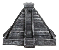 Temple of Kukulcan Mesoamerican Aztec Step Pyramid Backflow Incense Cone Burner-2
