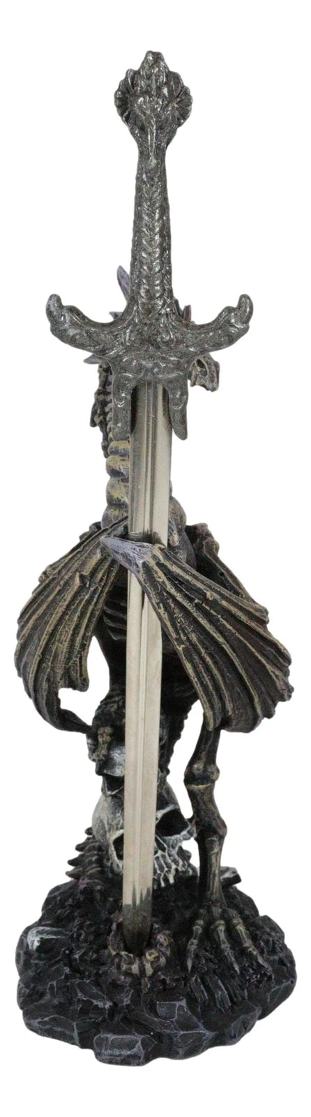 Litche Blade Ruth Thompson Skeleton Dragon Statue With Letter Opener Knife Decor-5
