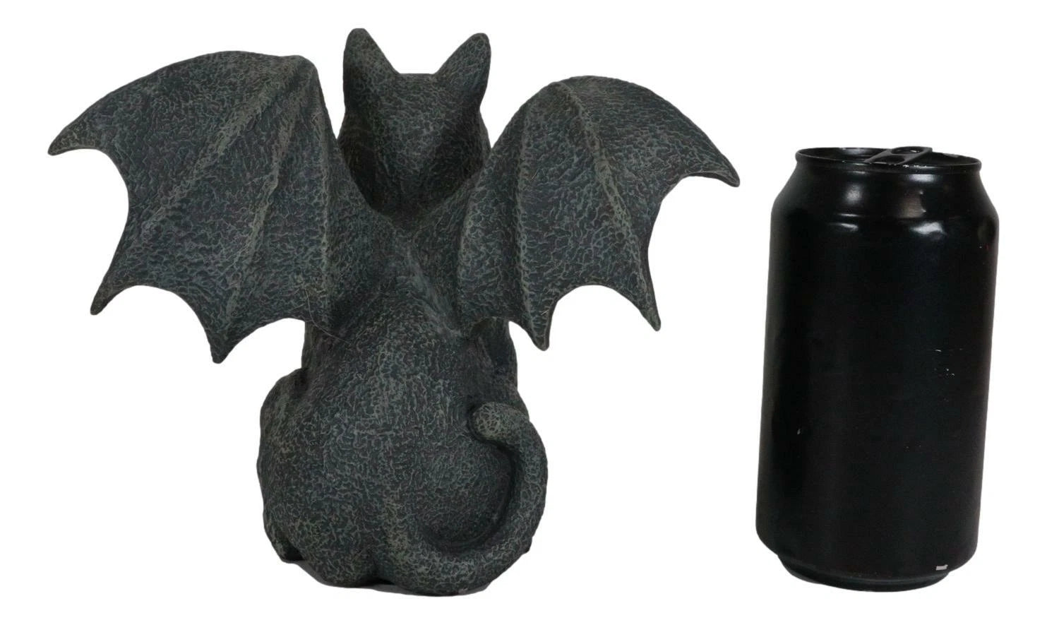 Gothic Guardian Winged Feline Cat Vampire Gargoyle Desktop Paperweight Figurine-6