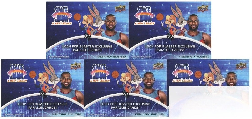 5-2021 Upper Deck Space Jam 2:A New Legacy Basketball Factory Sealed Blaster Box