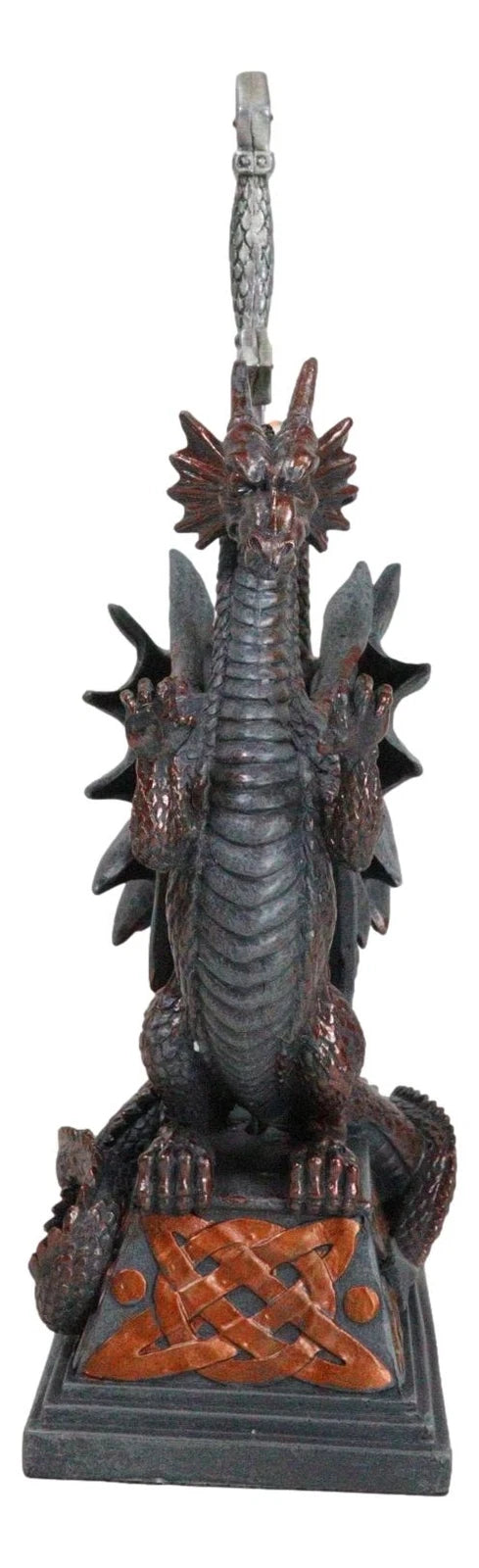 Guardian Double Dragons With Celtic Rune Sword Letter Opener Figurine Set-3