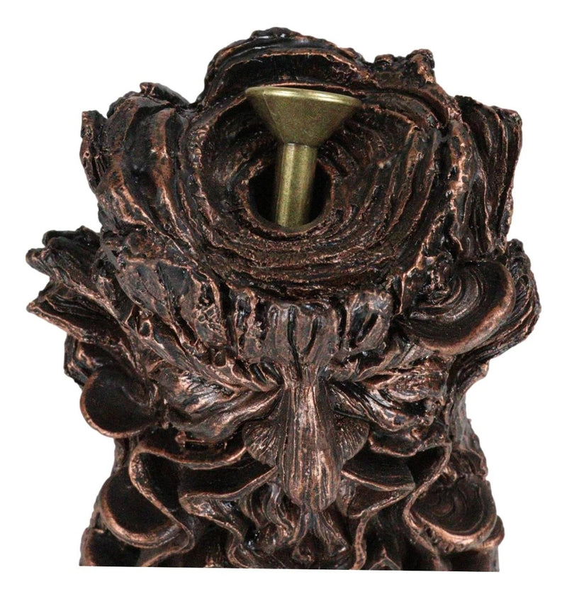 Greenman Tree Man God Forest Ent Waterfall Smoke Backflow Incense Cone Burner-3