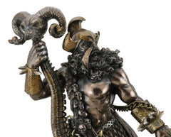 Figura del perro guardián Cerbero con correa, dios olímpico del inframundo, Hades-3