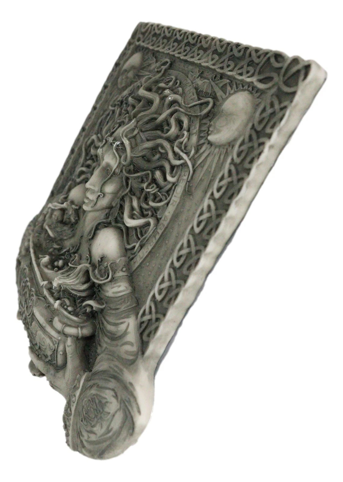 Celtic Goddess of Rebirth Cerridwen With Magical Potions Cauldron Wall Decor-3