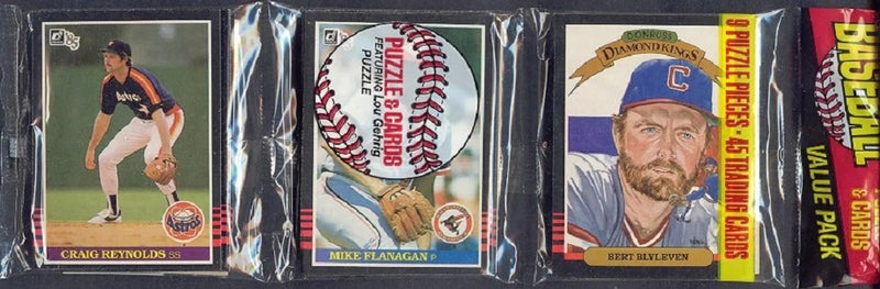 1985 Donruss Baseball Unopened Rack Pack-1