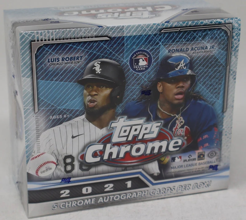 2021 Topps Chrome Baseball Jumbo Box (Hobby) (12/13)-1