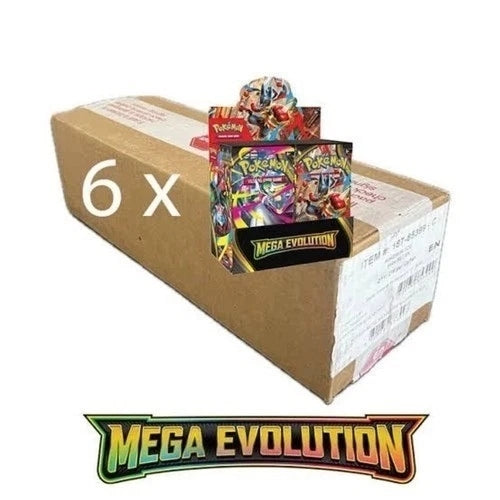 Pokemon Mega Evolution (ME01) ENHANCED Booster Case 6 Boxes Factory Sealed-2