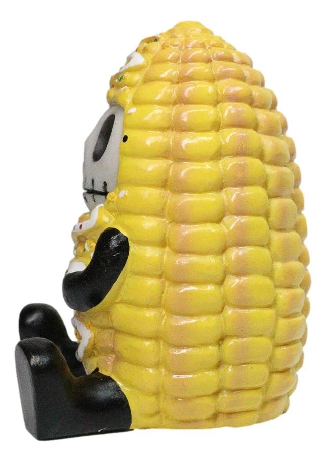 Furrybones Elotito Zesty Corn and Lime Snack Skeleton Figurine Furry Bones-4