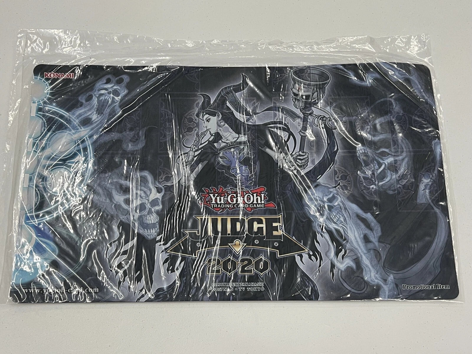 Yugioh Official Konami 2020 Hela Generaider Boss of Doom Judge Playmat-1