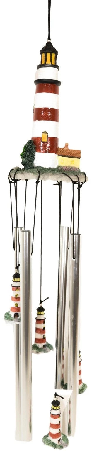 Assateague Islands Lighthouse Nautical Beacon Resonant Relaxing Wind Chime Patio-7