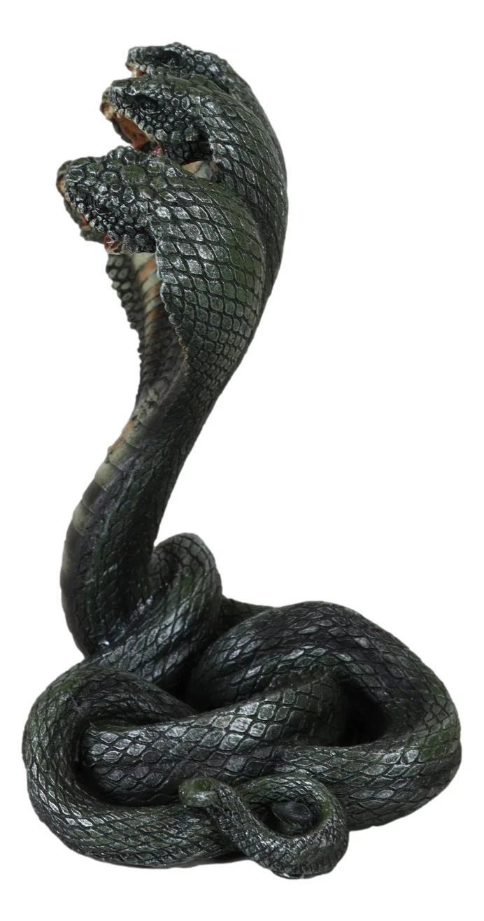 Hindu Primordial Multi Headed Shesha Snake Demigod Nagaraja Of Vishnu Figurine-6