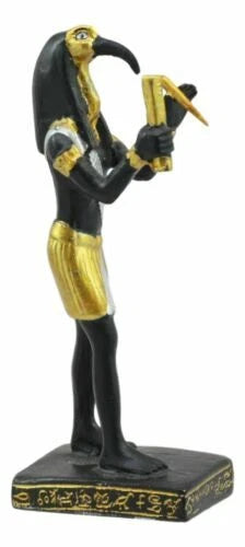 Egyptian God Of Technology Wisdom Thoth Dollhouse Miniature Statue Gods Of Egypt-7