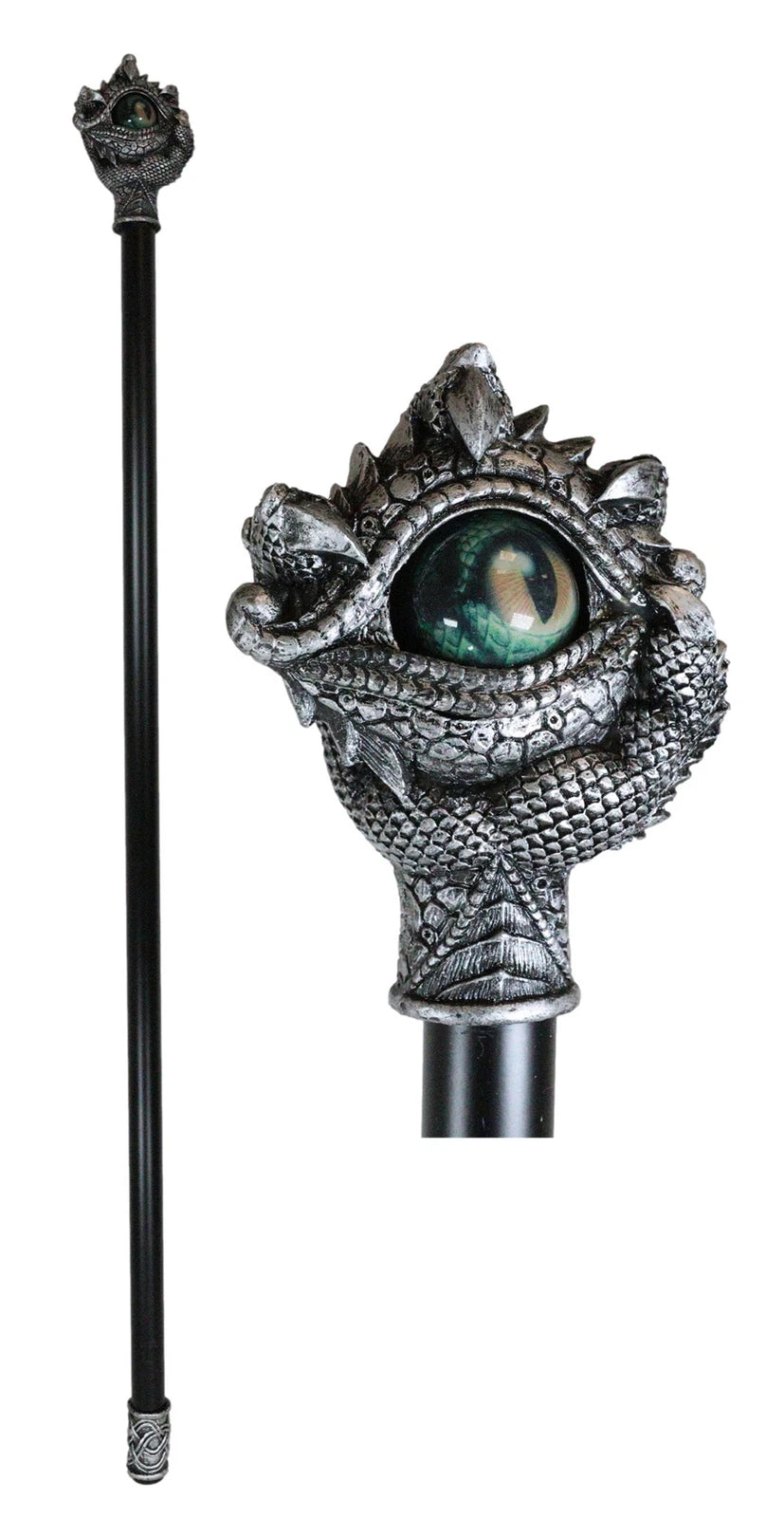 Fantasy Ocular Evil Eye Of Sauron And Dragon Claws Swagger Cane Cosplay Stick-5