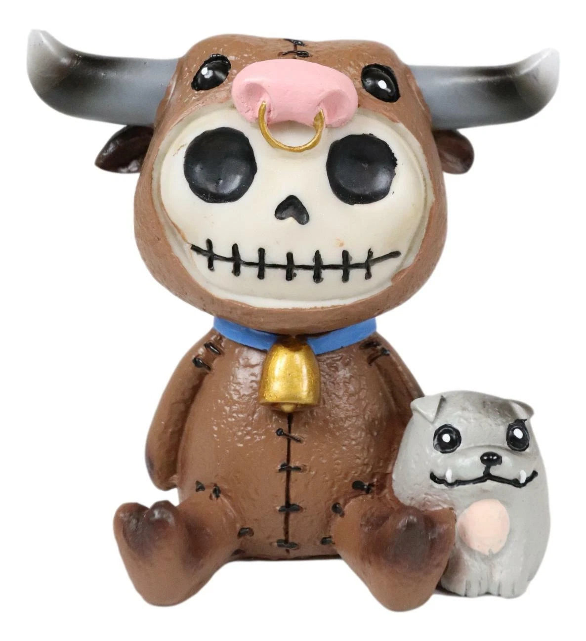 Furry Bones El Toro The Bull Skeleton Furry Bones Collectible Figurine 3"H-3
