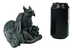 Gargoyle Figurine Griffon Family Mother & Baby Hatchlings Statue-4