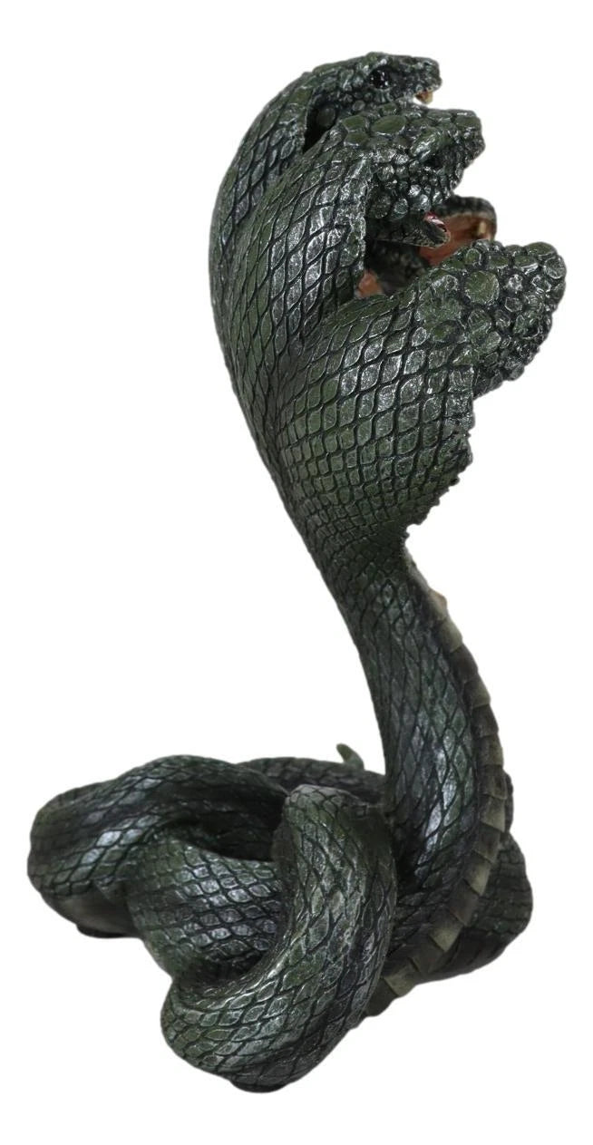 Hindu Primordial Multi Headed Shesha Snake Demigod Nagaraja Of Vishnu Figurine-5