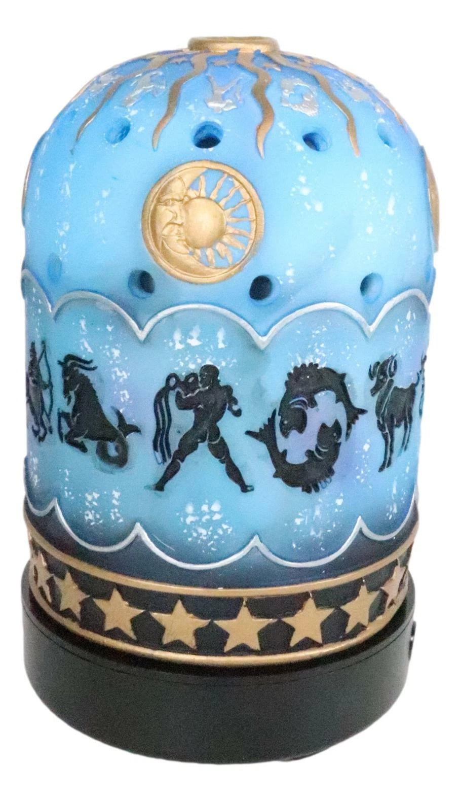 Greek Zodiac Signs Sun Moon Horoscopes Aroma Oil Diffuser LED Night Lights-4