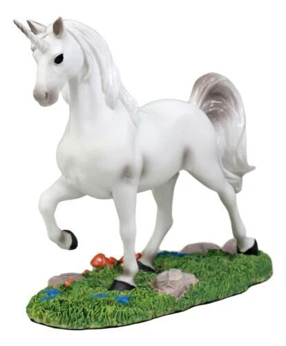 Enchanted Forest Glade Strolling Unicorn Figurine Decorative Statue 6.75"Long-4