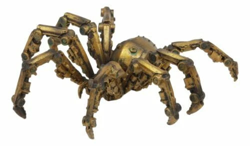 Steampunk Robotic Spider Statue Cyborg Gargantuan Arachnid Tarantula Figurine-3