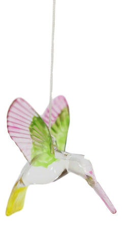 Colorful Hummingbird Acrylic Wind Chime Sun Catcher Hanging Home And Patio Decor-5