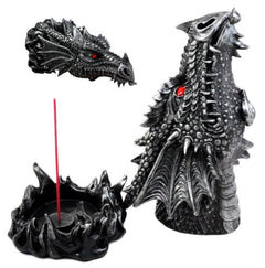 Stryker The Mythical Fire Breathing Dragon Head Sculptural Incense Holder-6