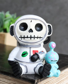 Furrybones Cosmo The Space Explorer Astronaut With ET Alien Furry Bone Figurine-1