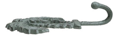 Cast Iron Verdigris Tropical Paradise Beach Coconut Palm Trees Coat Wall Hook-6