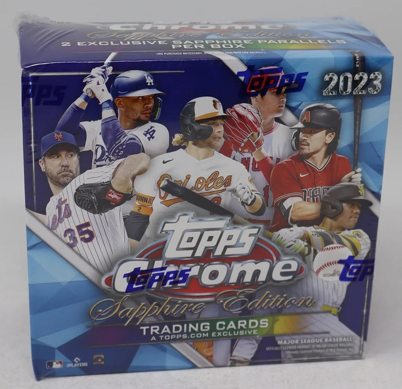 2023 Topps Chrome Baseball Sapphire Edition Box (Hobby) (8/4)-1