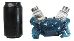 Nautical Ocean Marine Blue Crab Salt And Pepper Shakers Holder Figurine Set-6