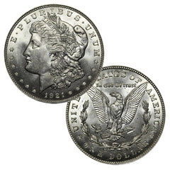 1921 90% Silver Morgan Dollar Brilliant Uncirculated-1