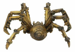Steampunk Robotic Spider Statue Cyborg Gargantuan Arachnid Tarantula Figurine-5