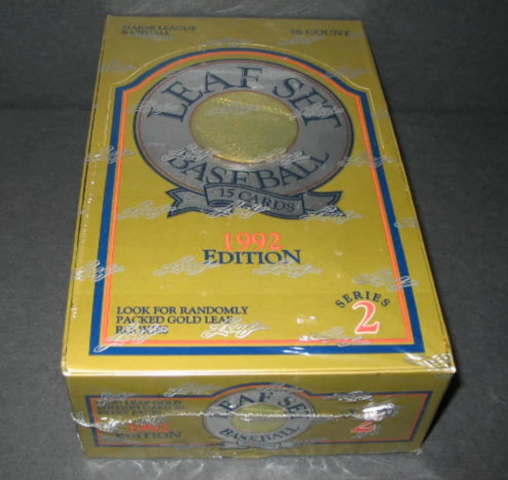 1992 Leaf Baseball Series 2 Box (36/15)-1