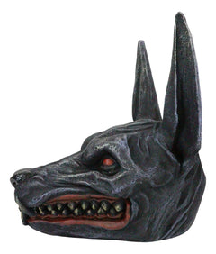 Ancient Egyptian Underworld Macabre Zombie Jackal God Anubis Skull Head Figurine-5