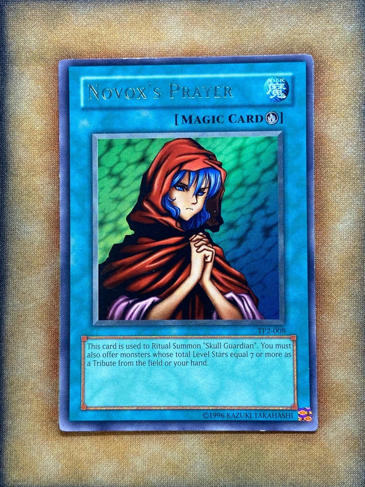 Yugioh Novox's Prayer TP2-008 Rare LP