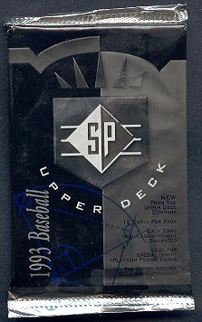1993 Upper Deck SP Baseball Unopened Pack-1