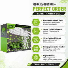 Pokémon TCG Mega Evolution Perfect Order ME3 Elite Trainer Box 9 Booster Packs Tyrunt Foil Card English Edition Factory Sealed Gift-2