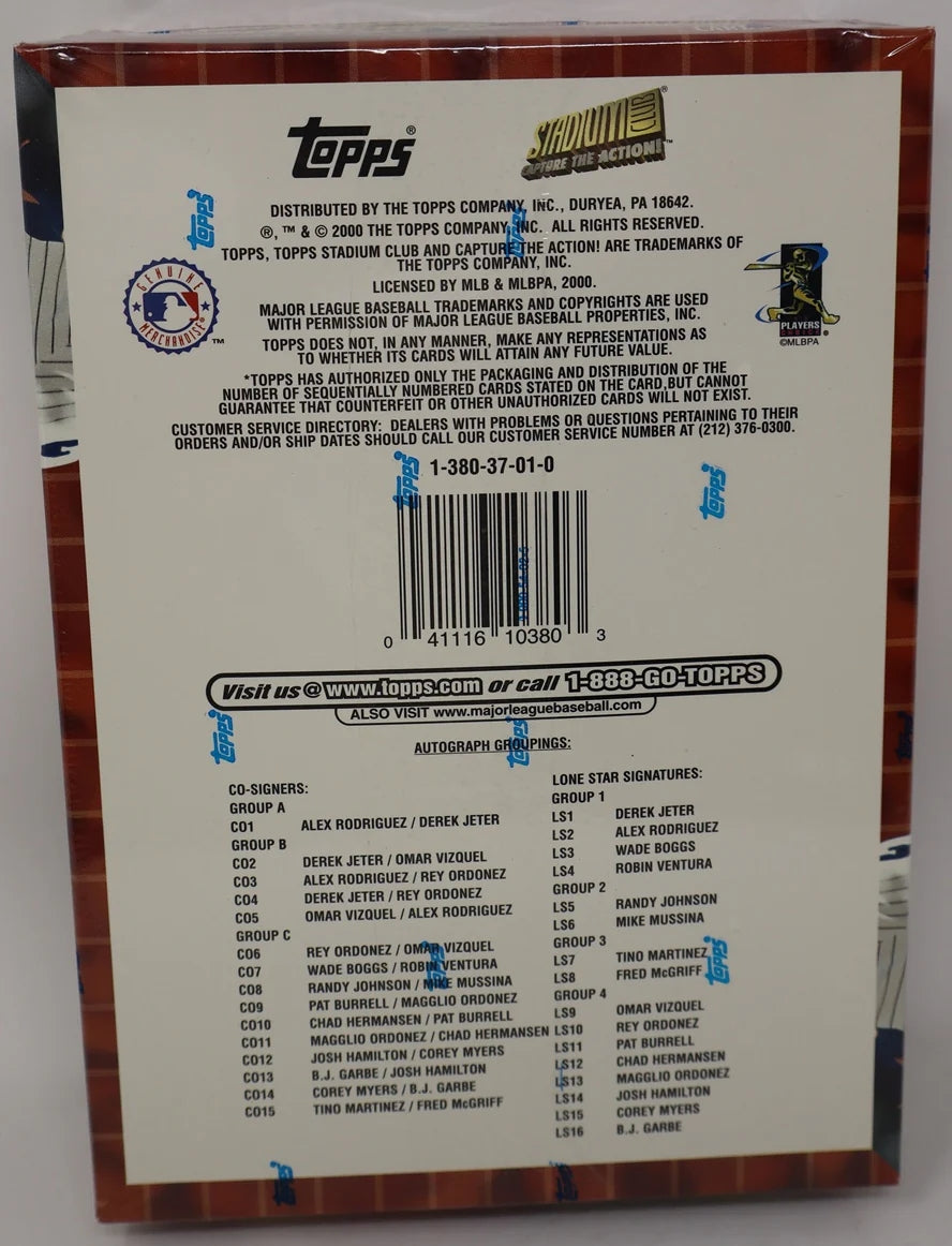 2000 Topps Stadium Club Baseball Box (Hobby) (24/6)